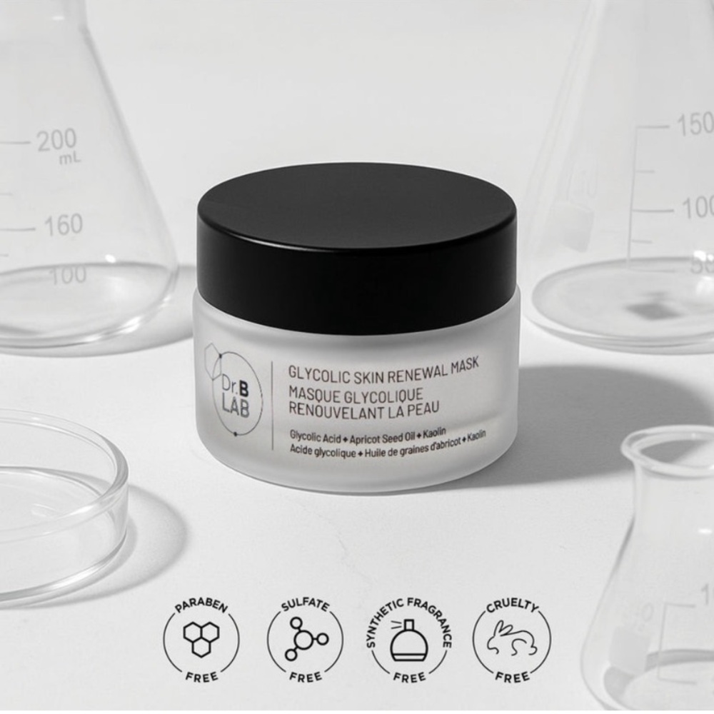 dr. b lab GLYCOLIC SKIN RENEWAL MASK new with box
